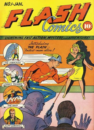 Flash Comics (1940)   n° 1 - DC Comics