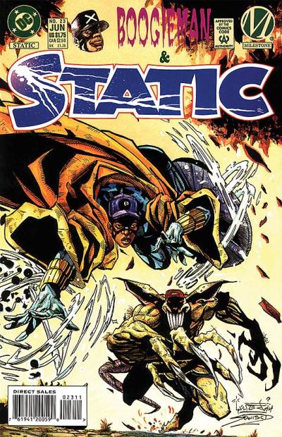 Static (1993)   n° 23 - DC (Milestone)
