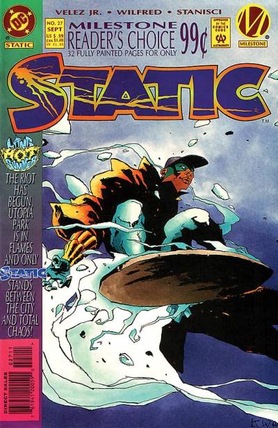 Static (1993)   n° 27 - DC (Milestone)
