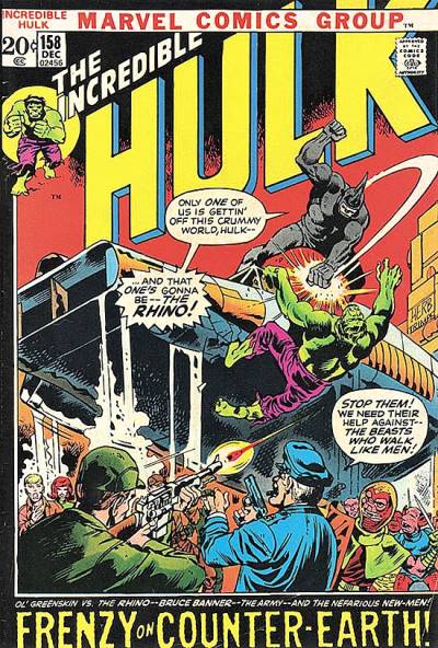 Incredible Hulk, The (1968)   n° 158 - Marvel Comics