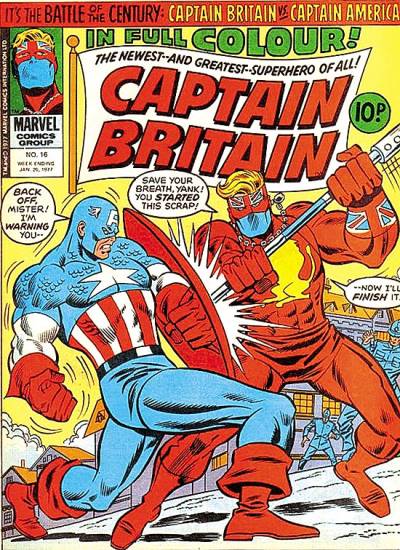 Captain Britain (1976)   n° 16 - Marvel Uk
