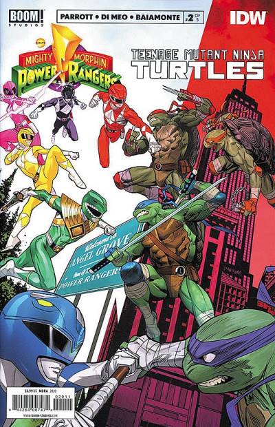 Mighty Morphin Power Rangers & Teenage Mutant Ninja Turtles (2019)   n° 2 - Boom Studios!/ Idw Publishing