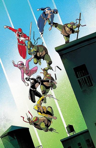 Mighty Morphin Power Rangers & Teenage Mutant Ninja Turtles (2019)   n° 3 - Boom Studios!/ Idw Publishing