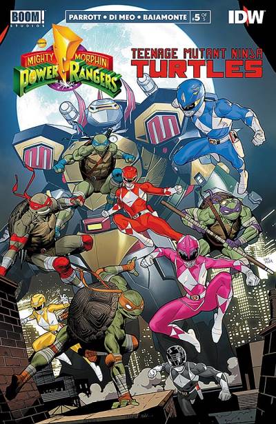 Mighty Morphin Power Rangers & Teenage Mutant Ninja Turtles (2019)   n° 5 - Boom Studios!/ Idw Publishing