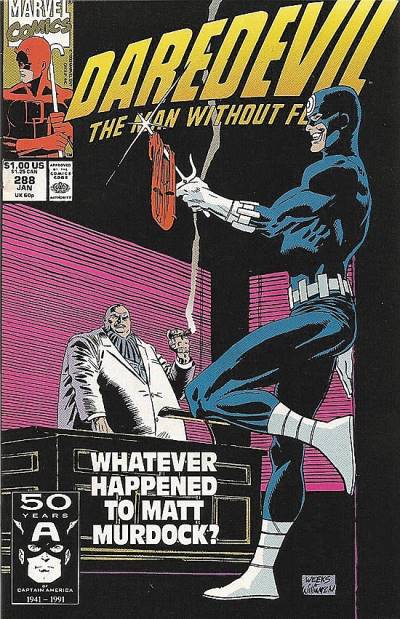 Daredevil (1964)   n° 288 - Marvel Comics