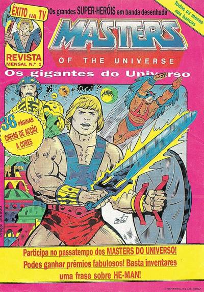 Masters of The Universe - Os Gigantes do Universo (1987)   n° 1 -  sem licenciador
