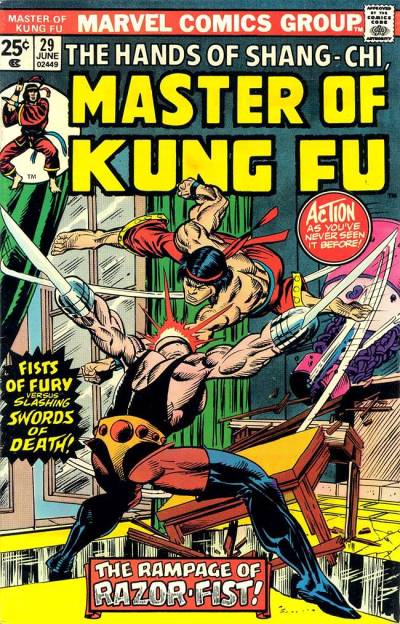 Master of Kung Fu (1974)   n° 29 - Marvel Comics