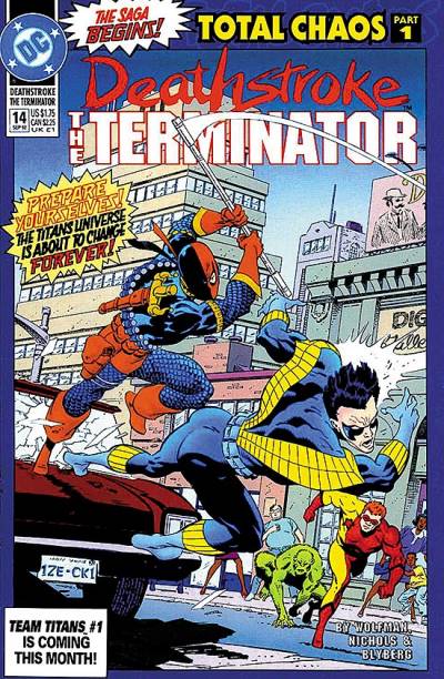 Deathstroke, The Terminator (1991)   n° 14 - DC Comics