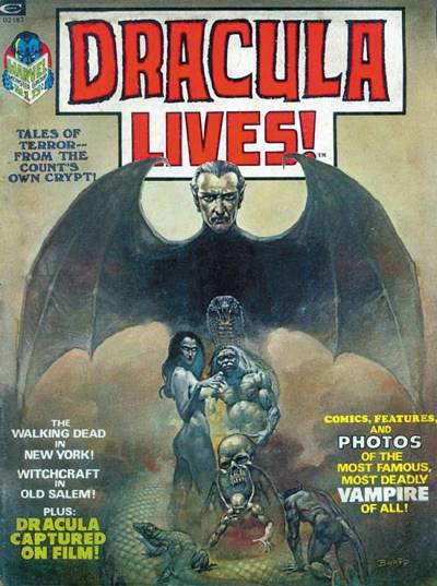 Dracula Lives! (1973)   n° 1 - Curtis Magazines (Marvel Comics)