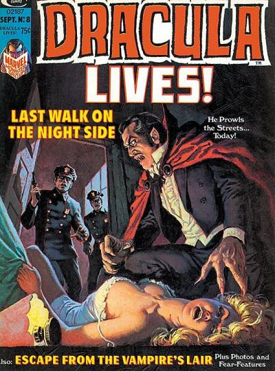 Dracula Lives! (1973)   n° 8 - Curtis Magazines (Marvel Comics)