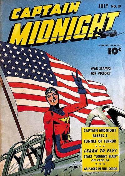 Captain Midnight (1942)   n° 10 - Fawcett
