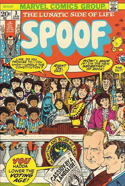 Spoof (1970)   n° 3 - Marvel Comics