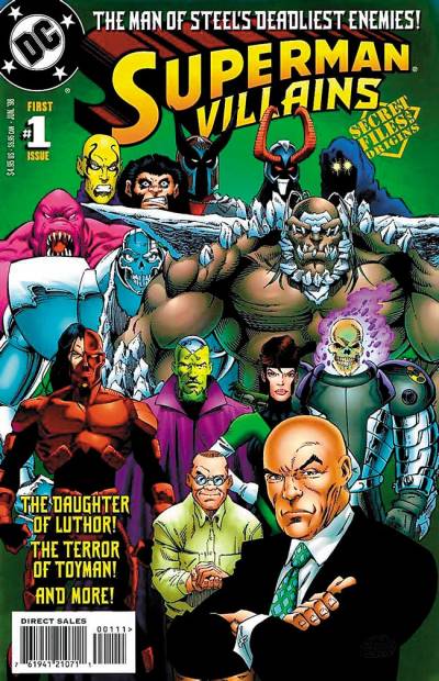 Superman Villains Secret Files And Origins   n° 1 - DC Comics