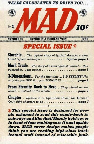 Mad (1952)   n° 12 - E. C. Publications