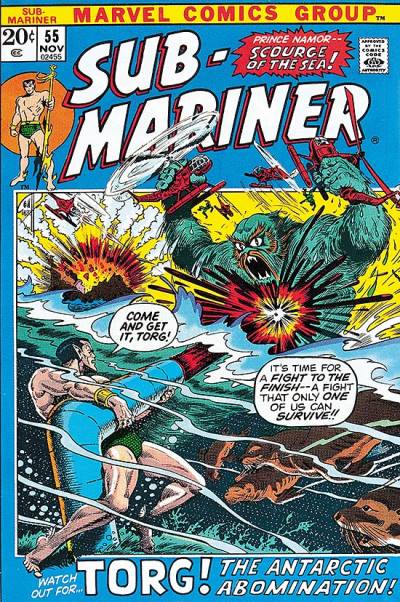 Sub-Mariner (1968)   n° 55 - Marvel Comics