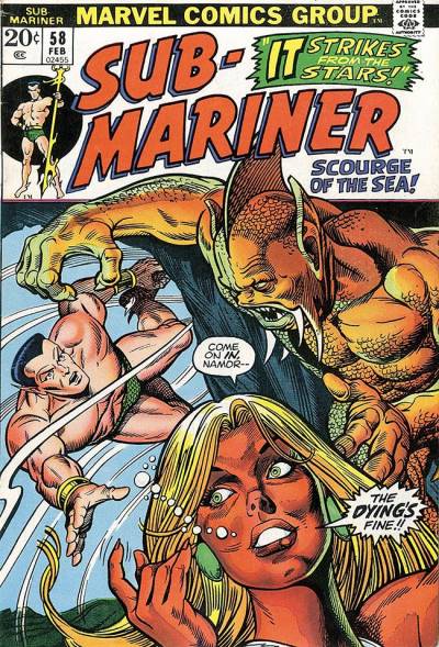 Sub-Mariner (1968)   n° 58 - Marvel Comics