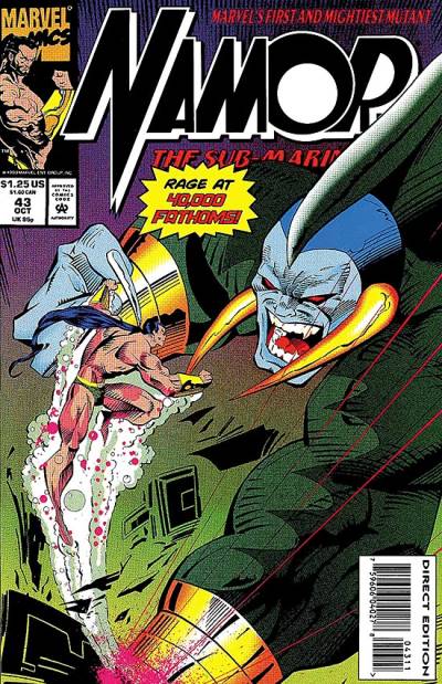 Namor The Sub-Mariner (1990)   n° 43 - Marvel Comics