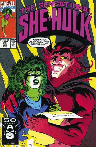 Sensational She-Hulk, The (1989)   n° 28 - Marvel Comics