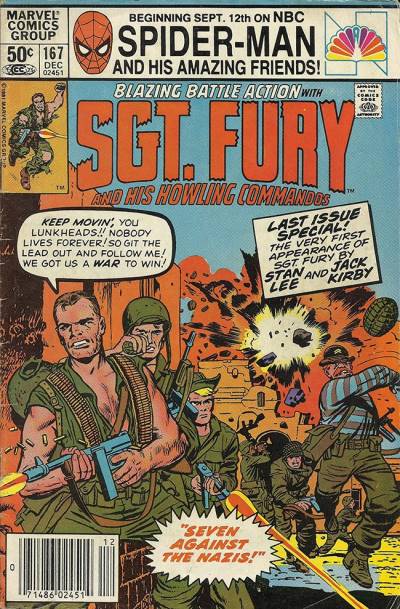 Sgt. Fury And His Howling Commandos (1963)   n° 167 - Marvel Comics