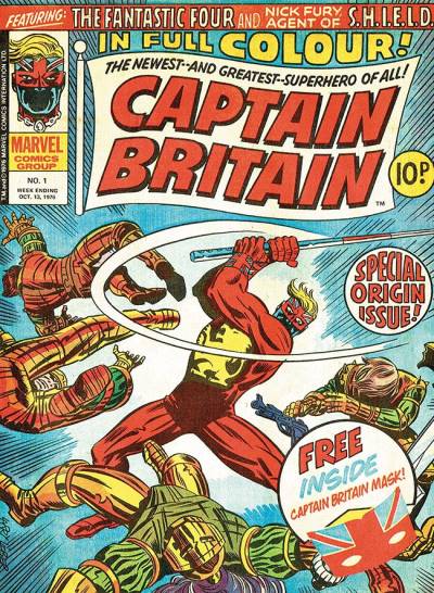 Captain Britain (1976)   n° 1 - Marvel Uk