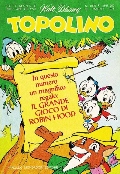 Topolino (1949)   n° 1009 - Mondadori