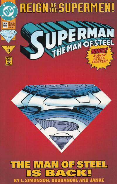 Superman: The Man of Steel (1991)   n° 22 - DC Comics