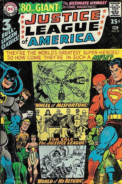 Justice League of America (1960)   n° 58 - DC Comics