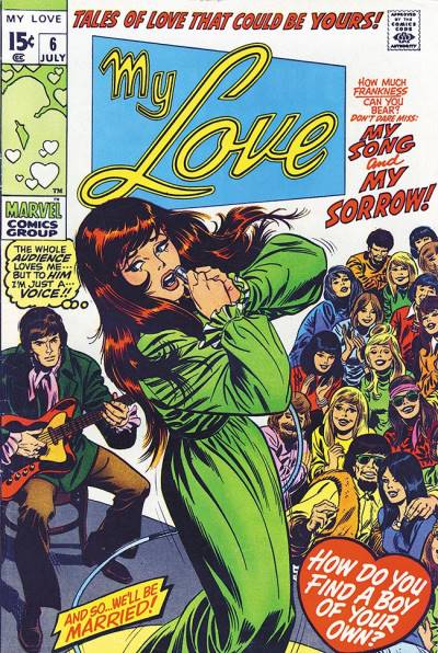 My Love (1969)   n° 6 - Marvel Comics