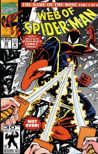 Web of Spider-Man (1985)   n° 85 - Marvel Comics