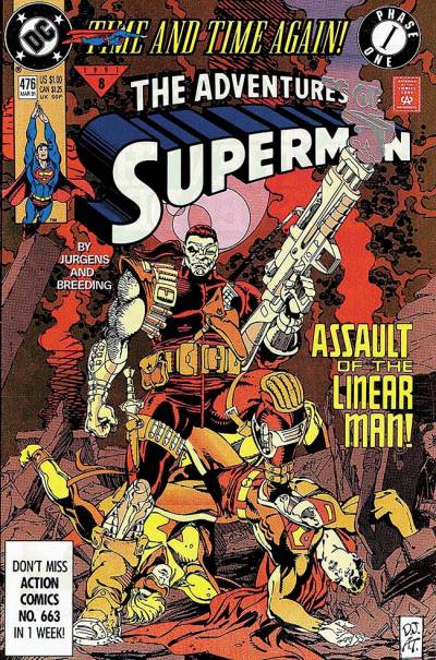 Adventures of Superman (1987)   n° 476 - DC Comics