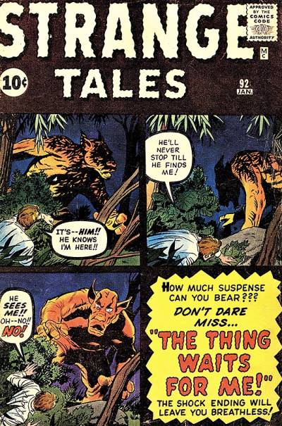 Strange Tales (1951)   n° 92 - Marvel Comics