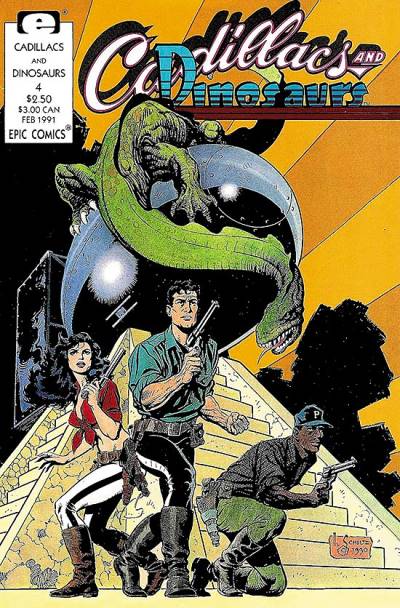 Cadillacs And Dinosaurs   n° 4 - Marvel Comics (Epic Comics)