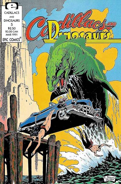 Cadillacs And Dinosaurs   n° 5 - Marvel Comics (Epic Comics)