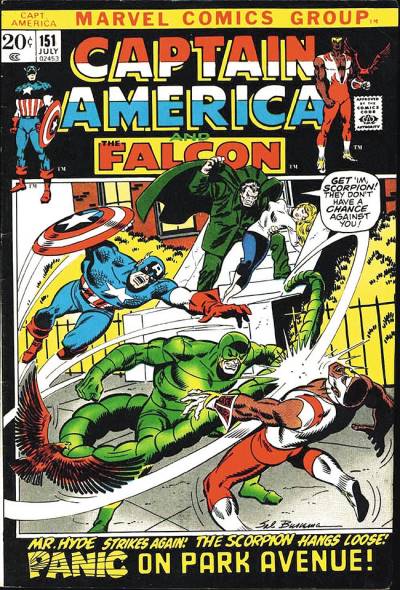 Captain America (1968)   n° 151 - Marvel Comics