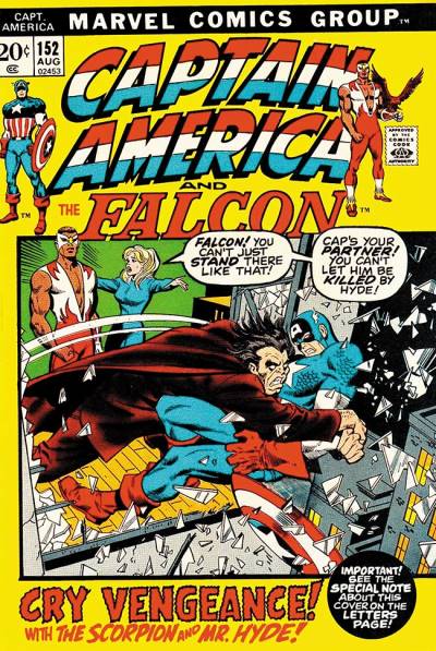 Captain America (1968)   n° 152 - Marvel Comics