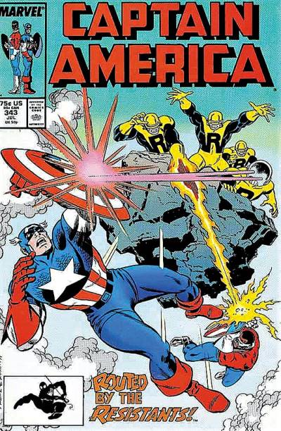 Captain America (1968)   n° 343 - Marvel Comics