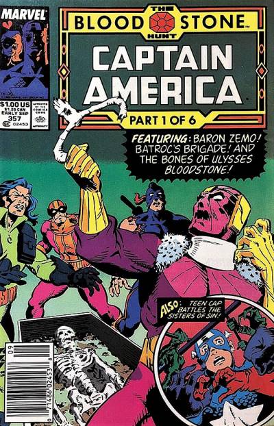 Captain America (1968)   n° 357 - Marvel Comics