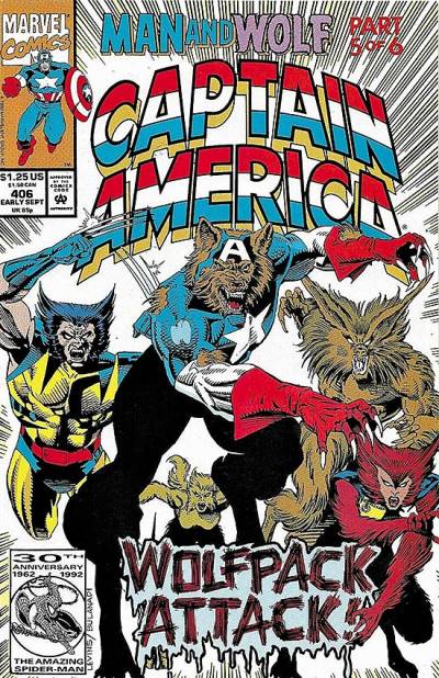 Captain America (1968)   n° 406 - Marvel Comics