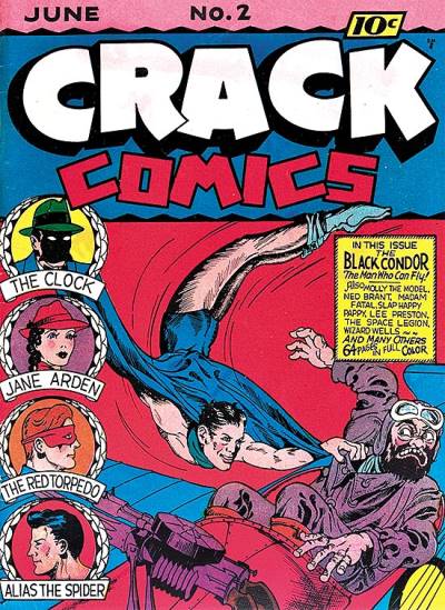 Crack Comics (1940)   n° 2 - Quality Comics