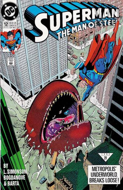 Superman: The Man of Steel (1991)   n° 12 - DC Comics