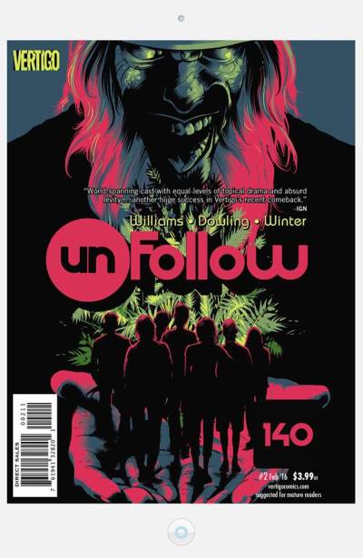 Unfollow (2016)   n° 2 - DC (Vertigo)