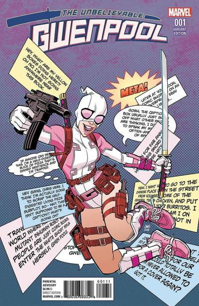 Unbelievable Gwenpool, The (2016)   n° 1 - Marvel Comics
