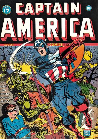 Captain America Comics (1941)   n° 17 - Timely Publications