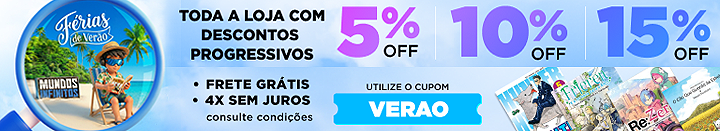 Vem curtir as férias com descontos progressivos de até 15% OFF